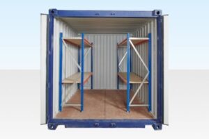 Adjustable, Heavy Duty Three Tier Container Racking (Single Bay)