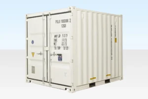 10Ft X 8Ft Shipping Container (One Trip) – White