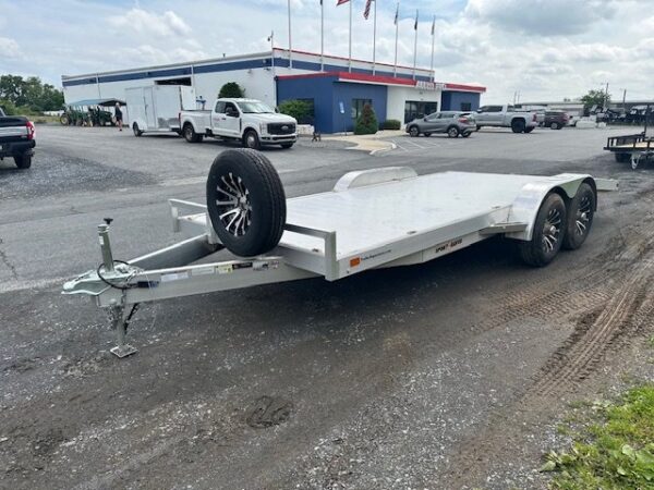 2024 Sport Haven 7×18 Aluminum Car Trailer – 6k Torsion Axles