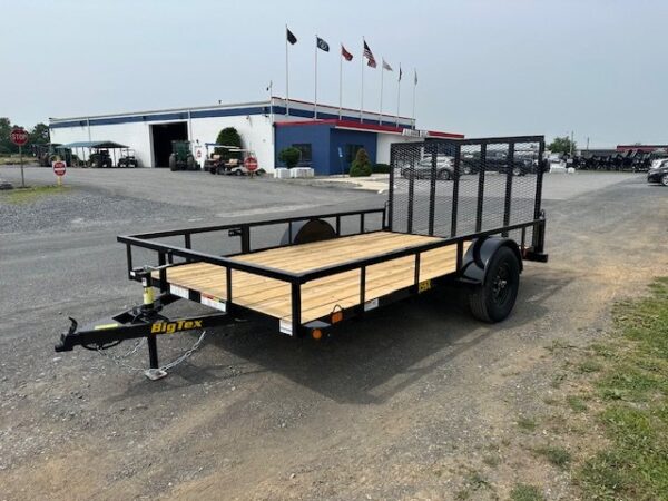 Big Tex 7 x 12 Landscape Utility Trailer – Rear Ramp Gate
