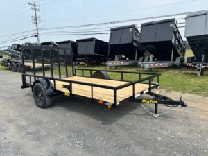 Big Tex 7 x 12 Landscape Utility Trailer – Rear Ramp Gate