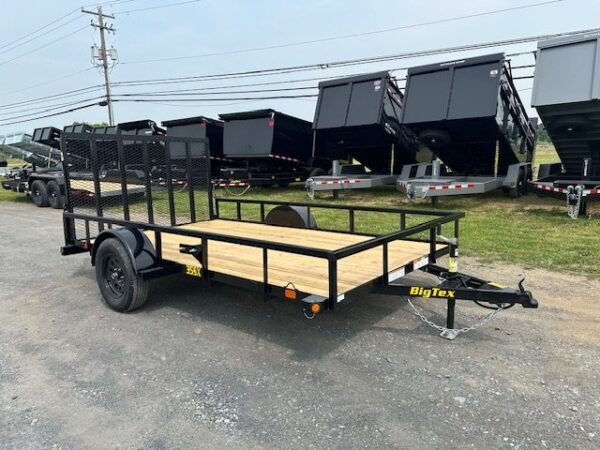 Big Tex 7 x 12 Landscape Utility Trailer – Rear Ramp Gate