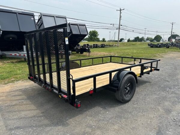 Big Tex 7 x 12 Landscape Utility Trailer – Rear Ramp Gate