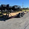 BWise 7 x 22 Heavy Duty Equipment Trailer – Ladder Ramps