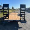 BWise 7 x 22 Heavy Duty Equipment Trailer – Ladder Ramps