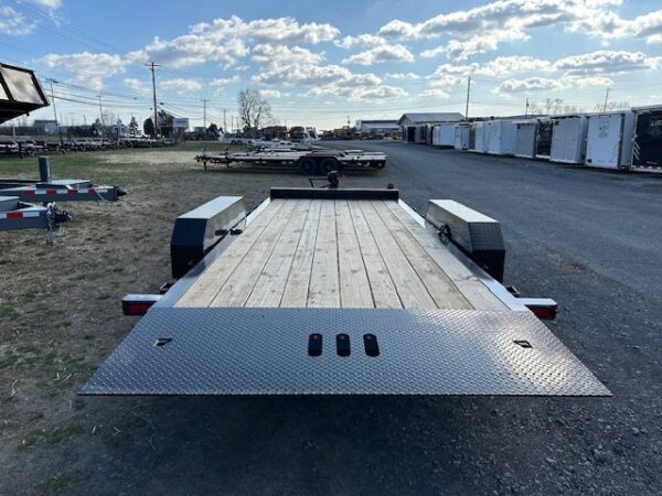 CAM Superline 7 x 18 Gravity Tilt Equipment Trailer – 8K Axles