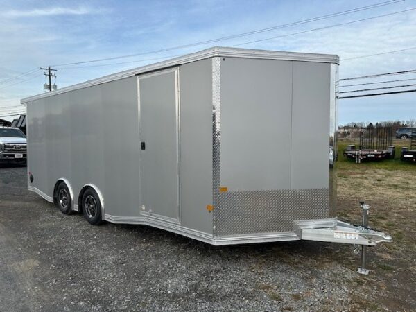 Cargo Pro 8.5 x 20 Aluminum V-Nose Car Hauler – Escape Door