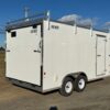 Car Mate 8.5 x 16 Enclosed Contractor Trailer – Ramp Door