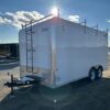 Car Mate 8.5 x 16 Enclosed Contractor Trailer – Ramp Door