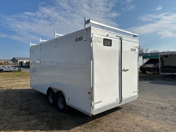 Car Mate 8.5 x 18 Enclosed Cargo Trailer – Contractor – Barn Doors