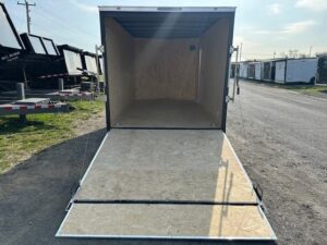 Covered Wagon 7’x12′ Enclosed Trailer — 6″ Added Height