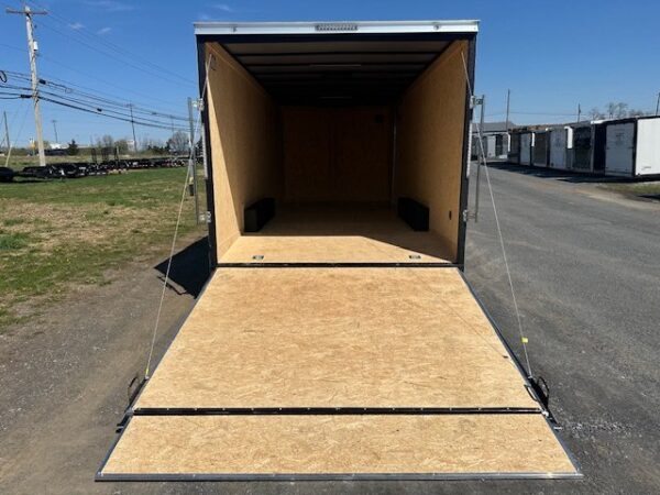 Covered Wagon 8.5 x 20 V-Nose Enclosed Car Trailer – 6″ Added Height