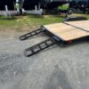 Premier 7 x 18 Wood Deck 7k Open Car Trailer – Slide Out Ramps