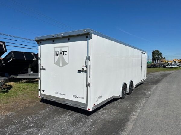 ATC 8.5 x 28 Enclosed Aluminum Car Trailer – Rear Spoiler