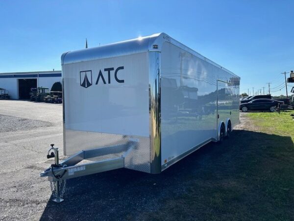 ATC 8.5 x 28 Enclosed Aluminum Car Trailer – Rear Spoiler