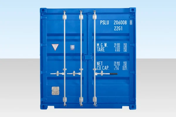 20Ft Shipping Container (One Trip) – Blue
