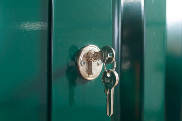 (Powder Coated) Flat Packed Metal Storage Container