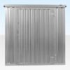 4M X 2.1M Flat Pack Container Store – Galvanised