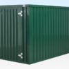 4m x 2.1m Powder Coated Flat Packed Store