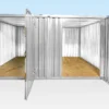 4M X 4.2M Side Linked Flat Pack Container Bundle (Galvanised)