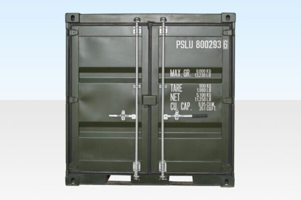 8Ft One Trip Shipping Container (Green)