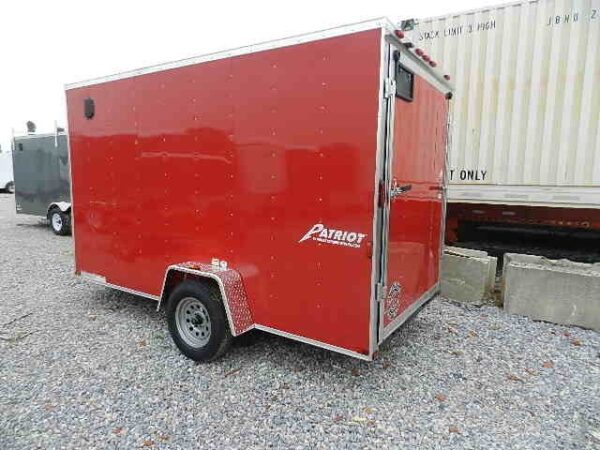 Homesteader 6 x 12 V-Nose Enclosed Trailer – 6″ Added Height