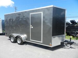 Covered Wagon 7’x16′ Enclosed Trailer — 12″ Added Height