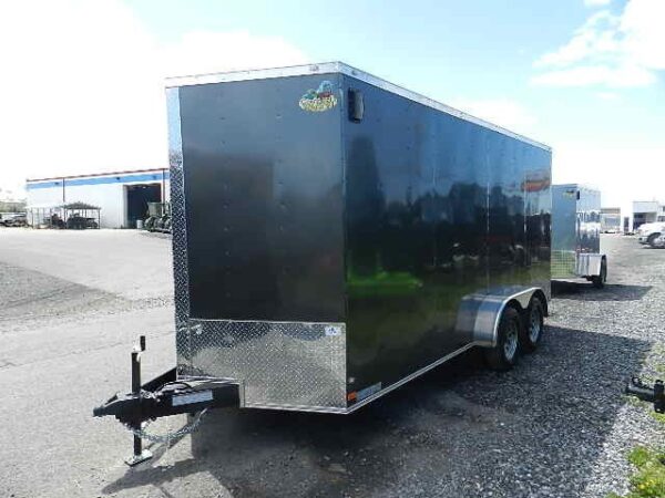 Covered Wagon 7’x16′ Enclosed Trailer — 12″ Added Height