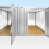 4M X 4.2M Side Linked Flat Pack Container Bundle (Galvanised)