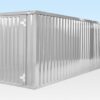 6M X 2.1M End Linked Flat Packed Container Bundle (Galvanised)