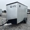 ATC 6 x 10 Aluminum Enclosed Cargo Trailer – Black Trim