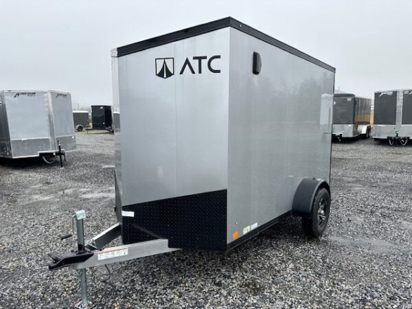 ATC 6 x 10 Aluminum Enclosed Cargo Trailer – Black Trim
