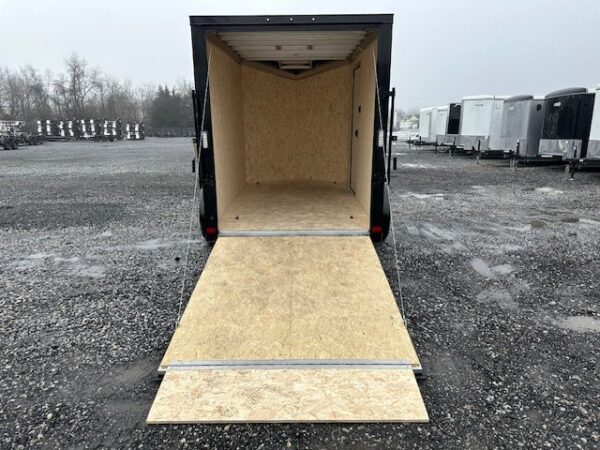 ATC 6 x 10 Aluminum Enclosed Cargo Trailer – Black Trim