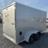 ATC 7 x 14 Enclosed Aluminum V-Nose Trailer – Aluminum Wheels