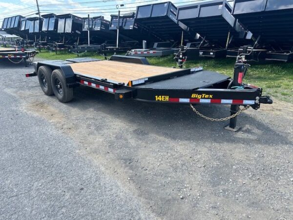 Big Tex 14EH Low Profile 7 x 16 Equipment Trailer – Mega Ramps