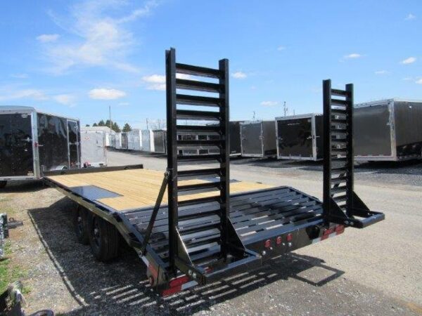 Big Tex 102″ x 20′ Deckover Equipment Trailer – Self Clean Beavertail