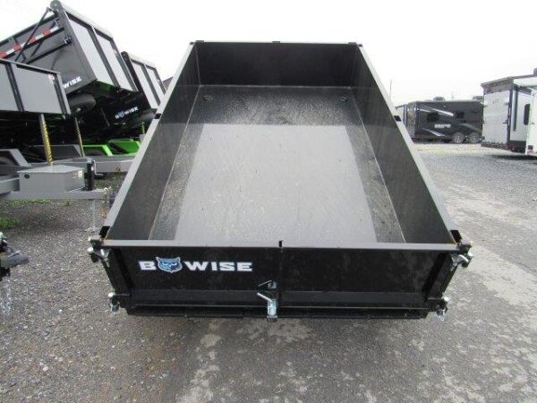 BWise 6 x 10 Low Profile Dump Trailer – Combo Gate & Ladder Ramps