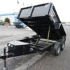 BWise 6 x 10 Low Profile Dump Trailer – Combo Gate & Ladder Ramps