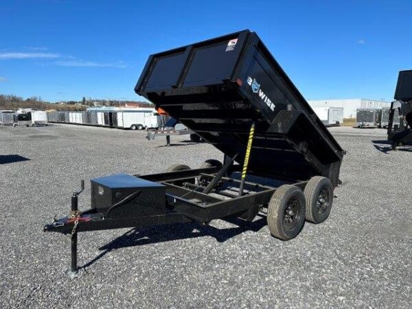 BWise 6 x 10 Low Profile Dump Trailer – Spreader Gate