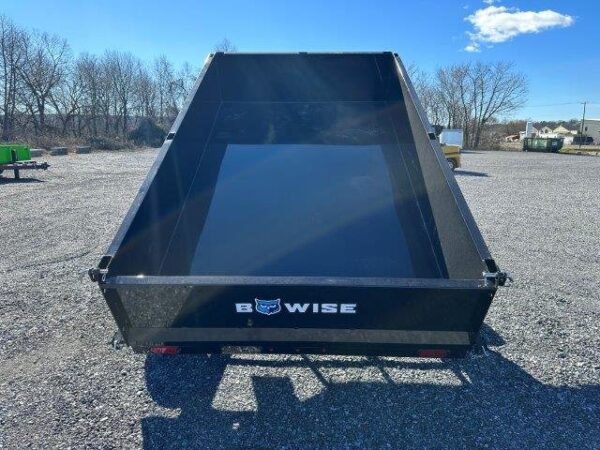 BWise 6 x 10 Low Profile Dump Trailer – Spreader Gate