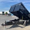 BWise 7 x 12 High Side Dump Trailer – Barn Doors
