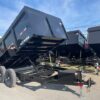 BWise 7 x 12 High Side Dump Trailer – Barn Doors