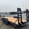BWise 7 x 20 Heavy Duty Equipment Trailer – Ladder Ramps