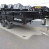 BWise 7 x 12 Deckover Dump Trailer – Fold Down Sides