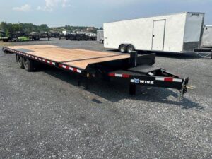 BWise 8 x 26 Deckover Equipment Trailer – Split Tilt Deck
