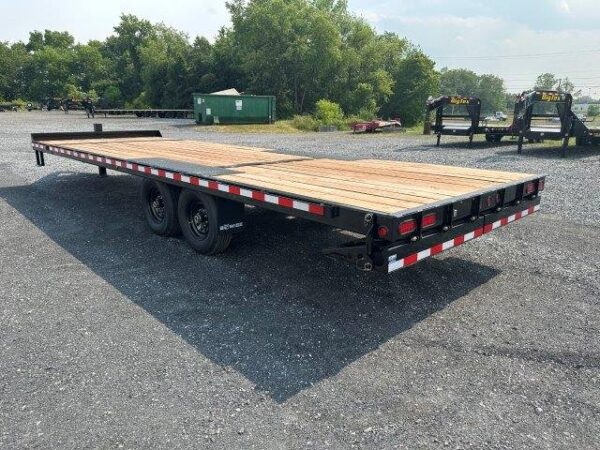 BWise 8 x 26 Deckover Equipment Trailer – Split Tilt Deck