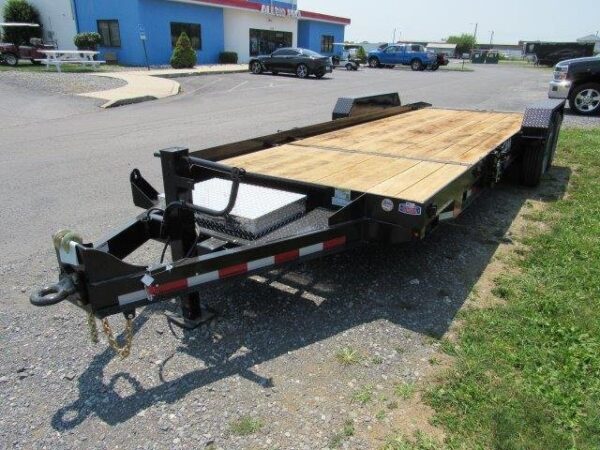CAM Superline 7 x 21 Equipment Trailer – Gravity Split-Tilt