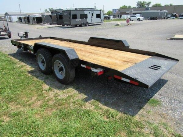 CAM Superline 7 x 21 Equipment Trailer – Gravity Split-Tilt