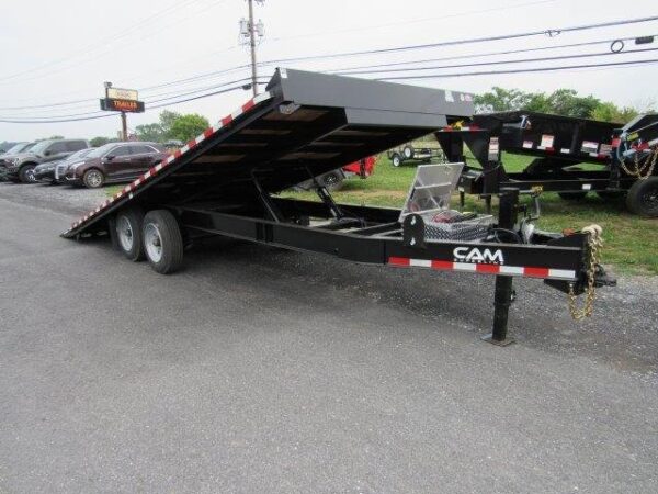 CAM Superline 8 x 22 Deckover Equipment Tilt Trailer – 8K Axles