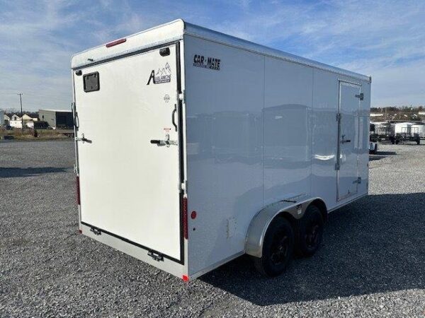 Car Mate 7 x 16 V-Nose Enclosed Cargo Trailer – Avalanche